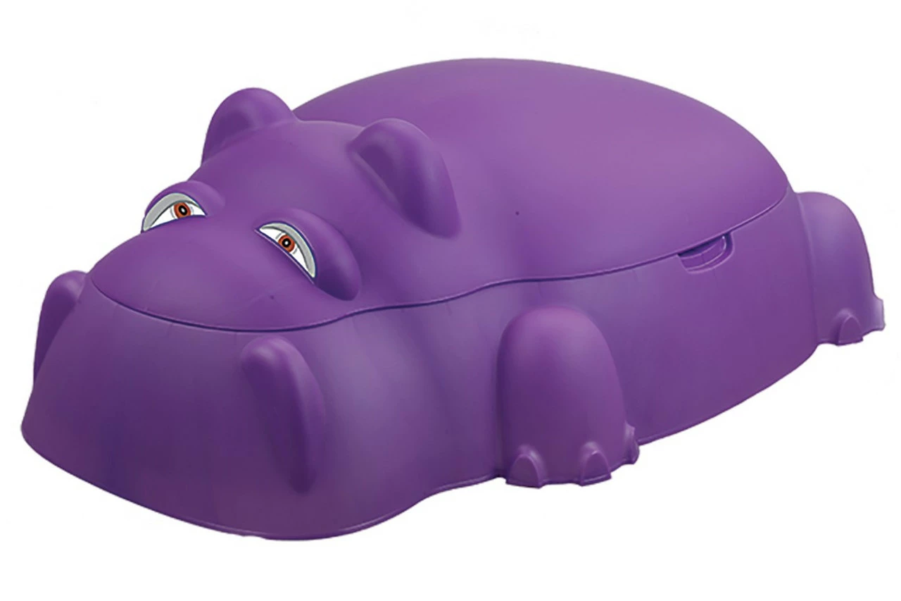 Hippo Sandpit And Pool With Lid 3 Hippo Sandpit And Pool With Lid