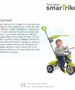 Smartrike 3 In 1 Tricycle Carnival Green -Little Tikes Shop 18005611 9 26024.1638139513
