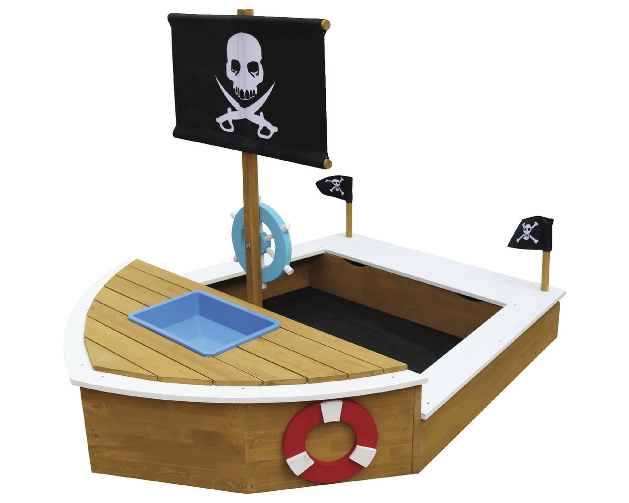 Pirate Boat Shaped Sandpit 5 Pirate Boat Shaped Sandpit - Image 3