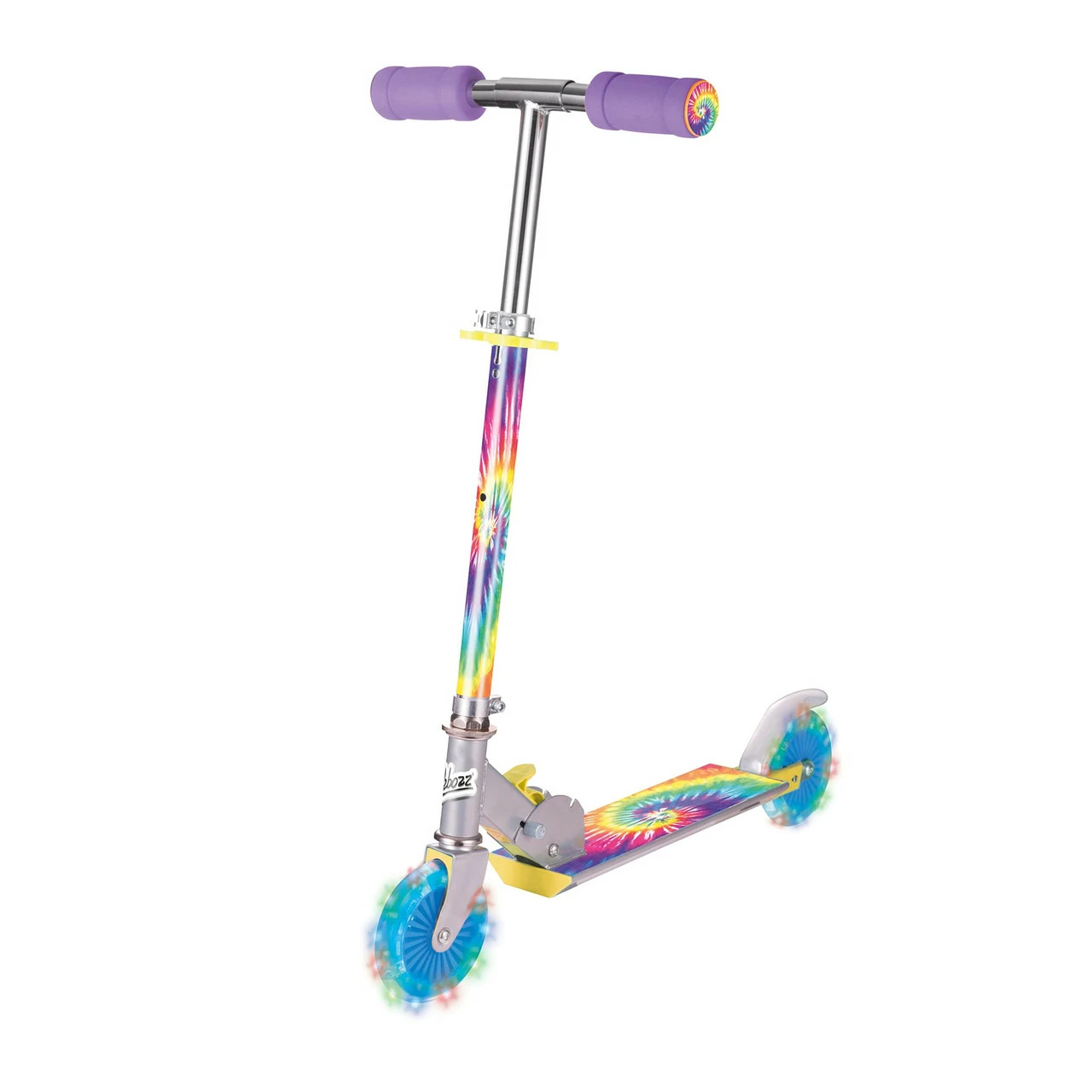 Tie Dye Scooter With Flashing Wheels 3 Tie Dye Scooter With Flashing Wheels