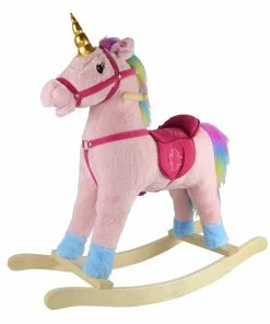 Pink Rocking Unicorn