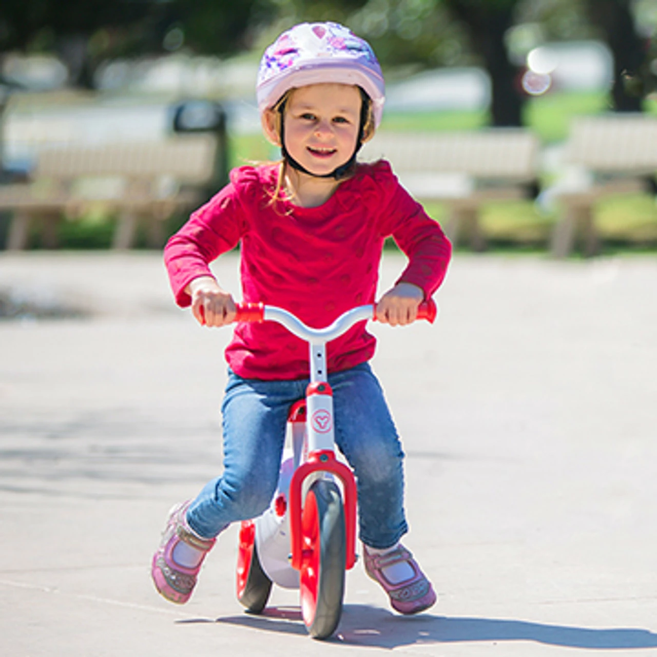 Y Velo Twista Red Balance Bike 8 Y Velo Twista Red Balance Bike - Image 6