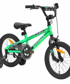 Airwalk Electro 40cm Bmx Metallic Green & Black Bike