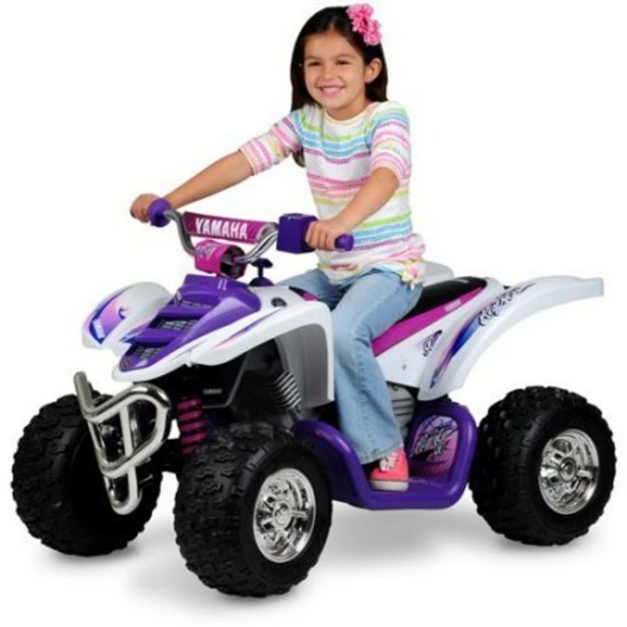 Yamaha 12 Volt Raptor ATV Ride On - Pink 3 Yamaha 12 Volt Raptor ATV Ride On - Pink