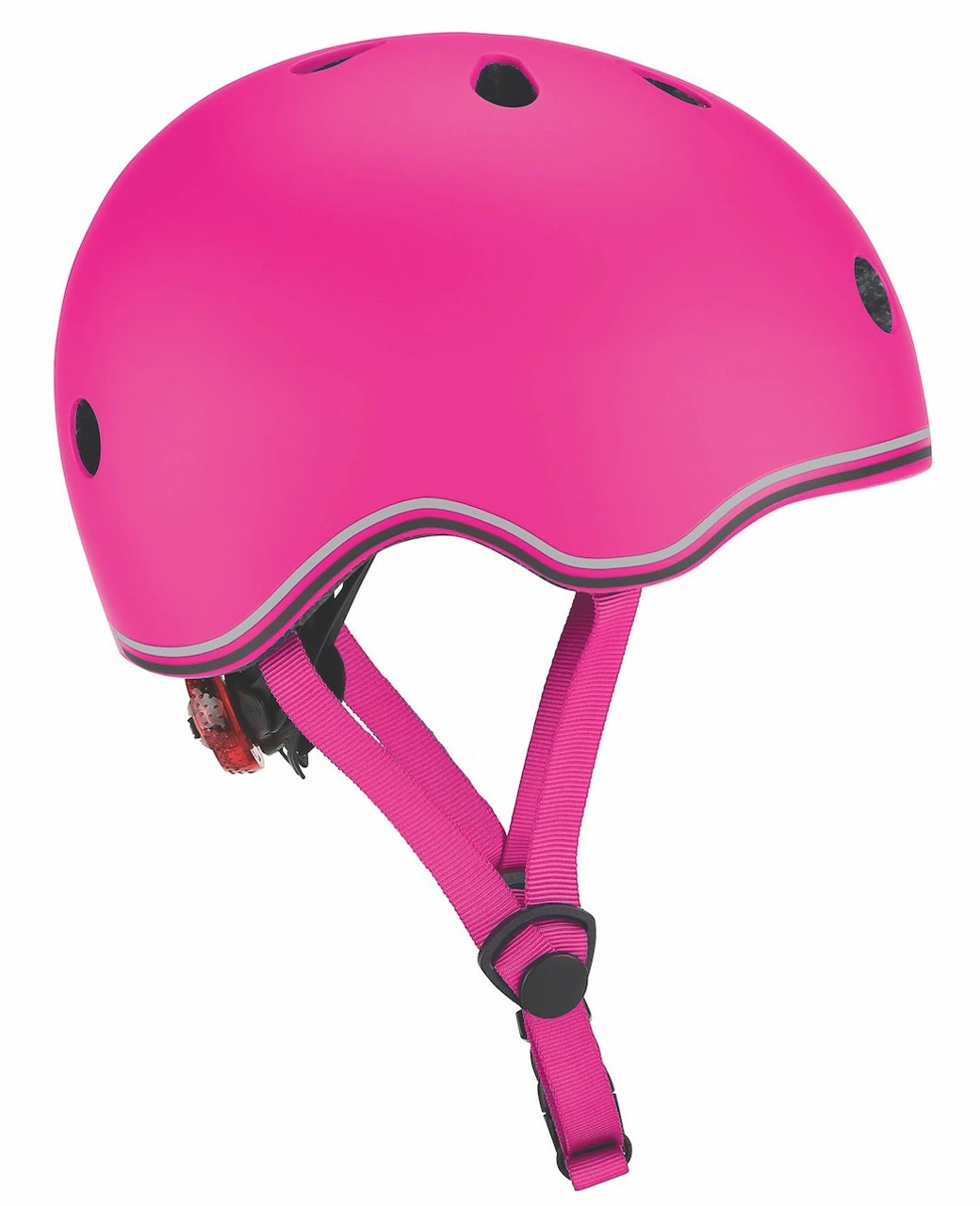 Globber Helmet With Flashing LED Light - Deep Pink - 46-51cm 3 Globber Helmet With Flashing LED Light - Deep Pink - 46-51cm