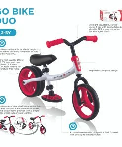 Globber Go Bike Duo Pastel Pink -Little Tikes Shop GO BIKE DUO 62655.1646282962