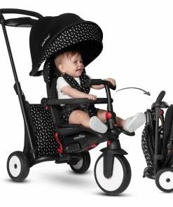 Smartrike STR5 Stroller B&W - Folding Baby Tricycle 7 In 1 -Little Tikes Shop JPEG7 17764.1595282918