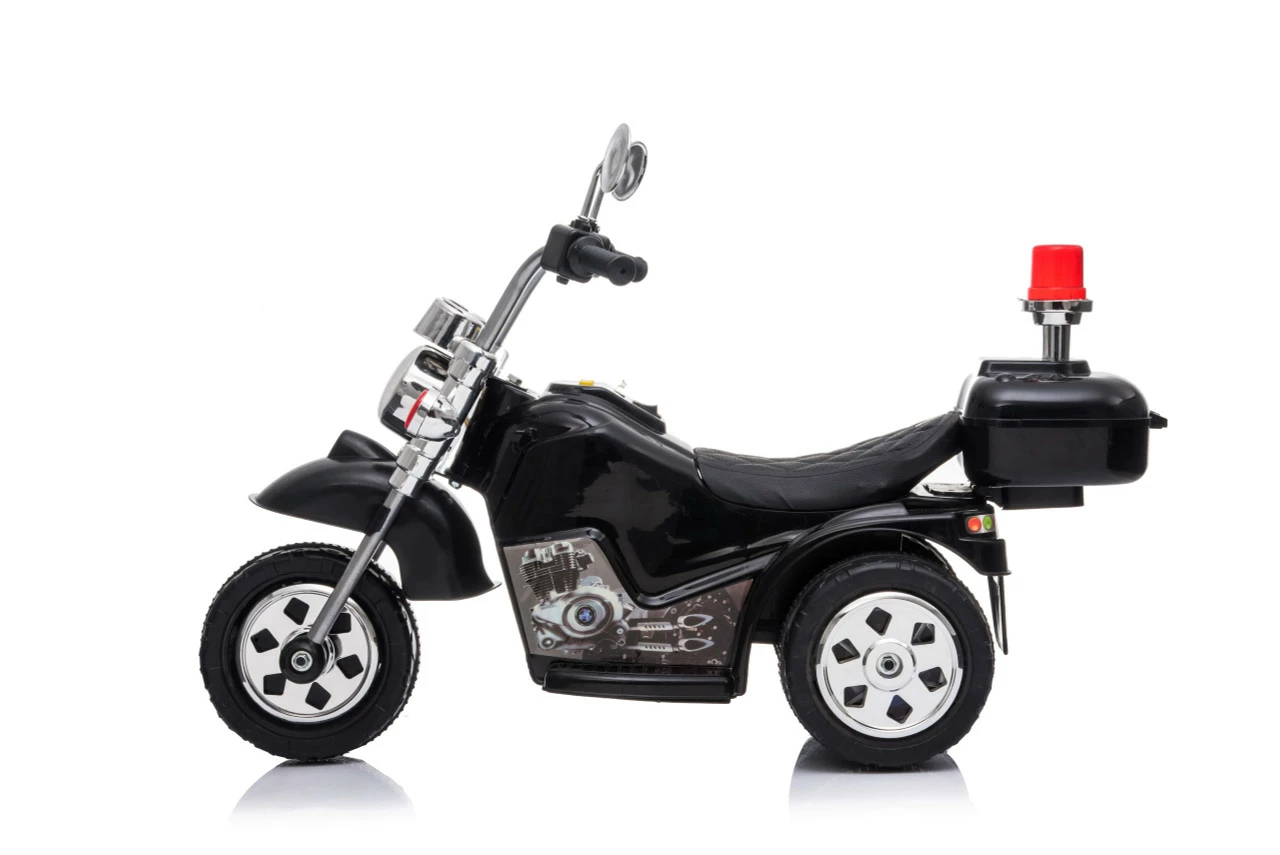 6V Biker Motorbike Black 6 6V Biker Motorbike Black - Image 4