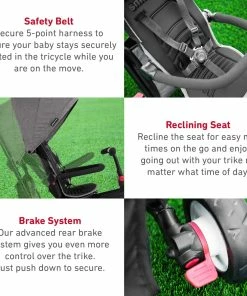 Smartrike STR3 Journey Grey - Folding Baby Tricycle 6 In 1 13 Smartrike STR3 Journey Grey - Folding Baby Tricycle 6 In 1 -Little Tikes Shop Print4 97895.1605488510