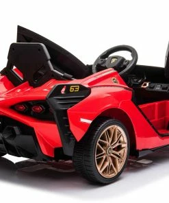 12V Lamborghini Sian - Red Metallic -Little Tikes Shop QLS 6388 15 90450.1645077278