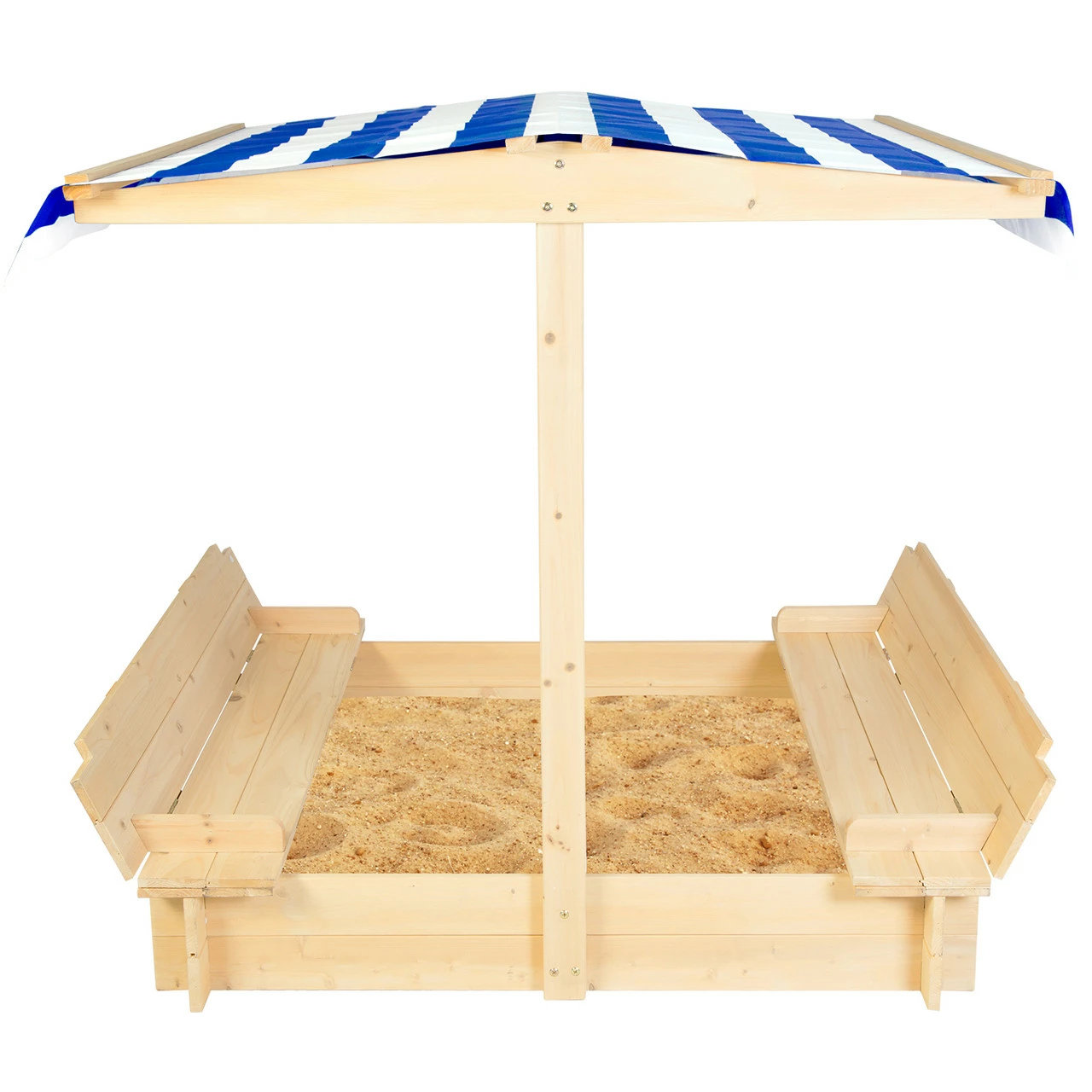 Lifespan Kids Skipper 2 Sandpit With Blue & White Canopy 3 Lifespan Kids Skipper 2 Sandpit With Blue & White Canopy