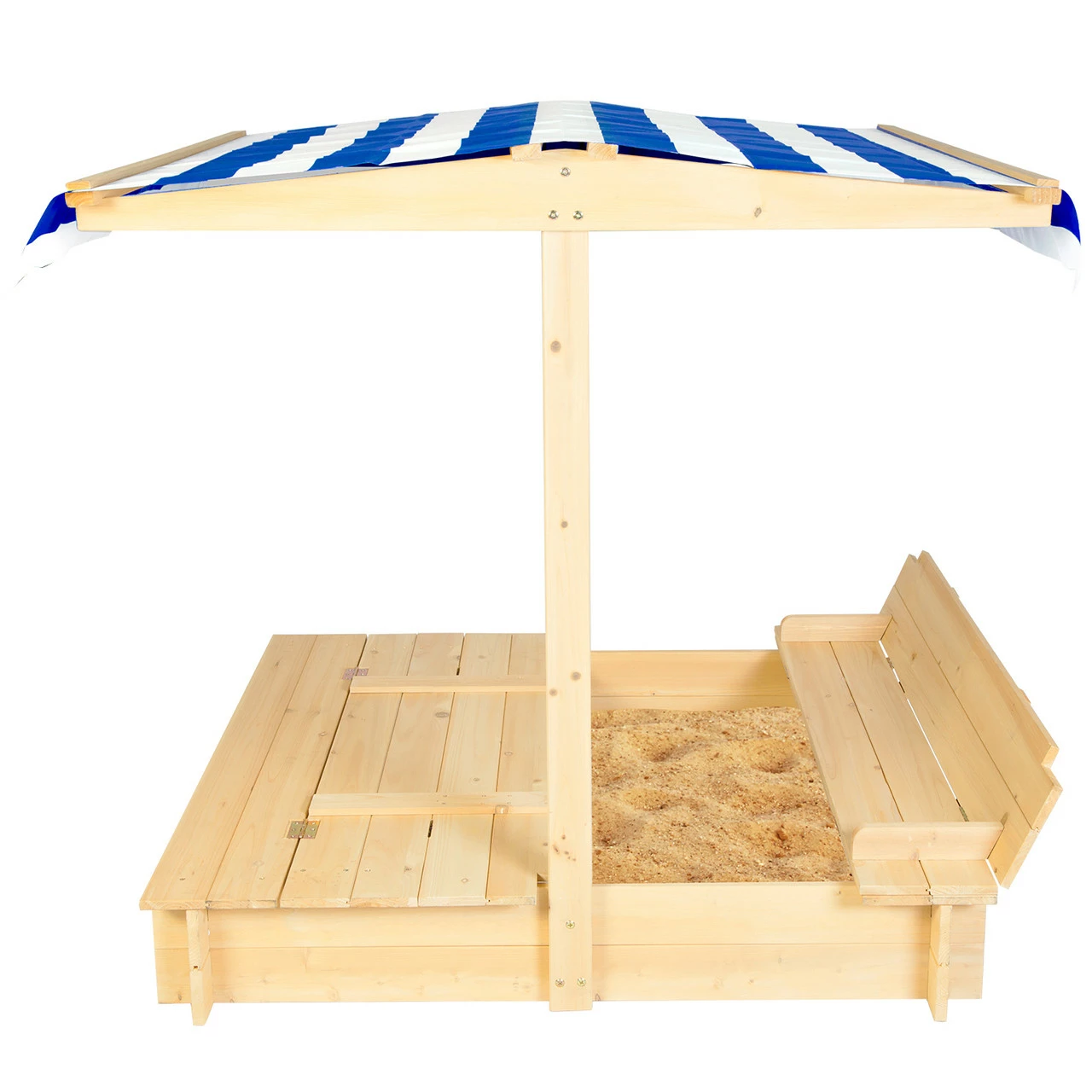 Lifespan Kids Skipper 2 Sandpit With Blue & White Canopy 5 Lifespan Kids Skipper 2 Sandpit With Blue & White Canopy - Image 3