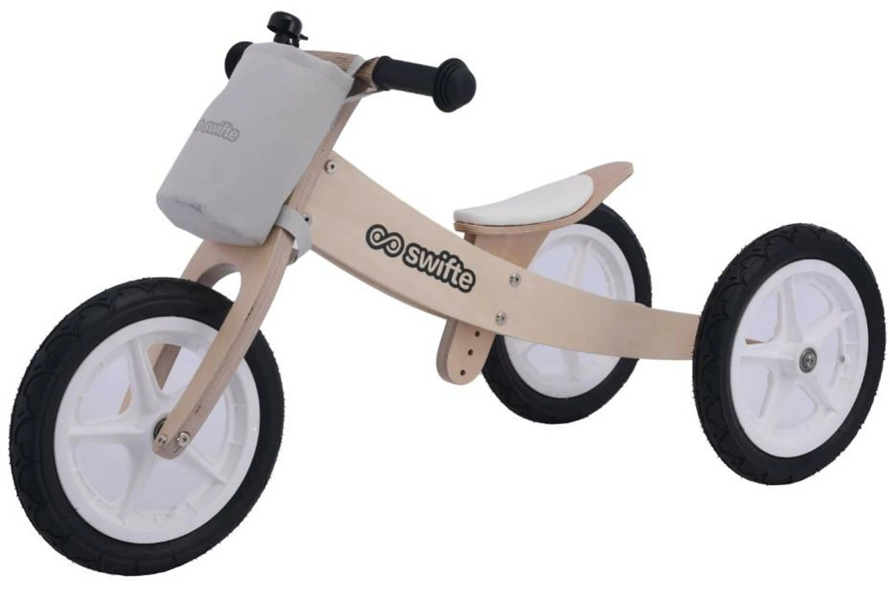 2 In 1 Wooden Trike/ Balance Bike 3 2 In 1 Wooden Trike/ Balance Bike
