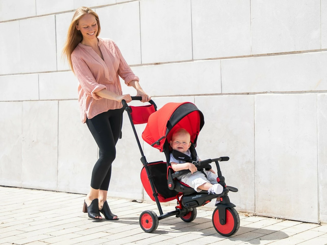 Smartrike STR7J Red - Folding Baby Tricycle 7 In 1 4 Smartrike STR7J Red - Folding Baby Tricycle 7 In 1 - Image 2