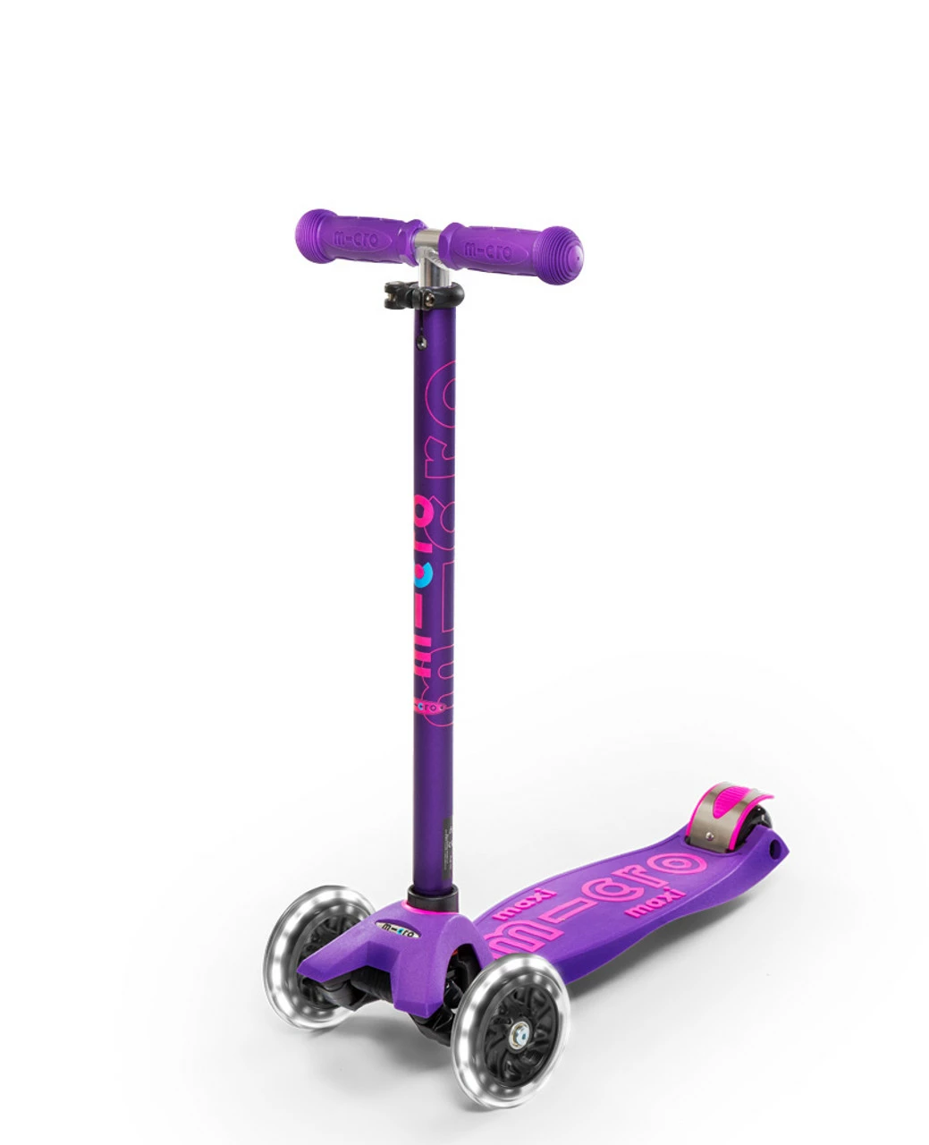 Maxi Micro Deluxe Led Scooter - Purple 4 Maxi Micro Deluxe Led Scooter - Purple - Image 2