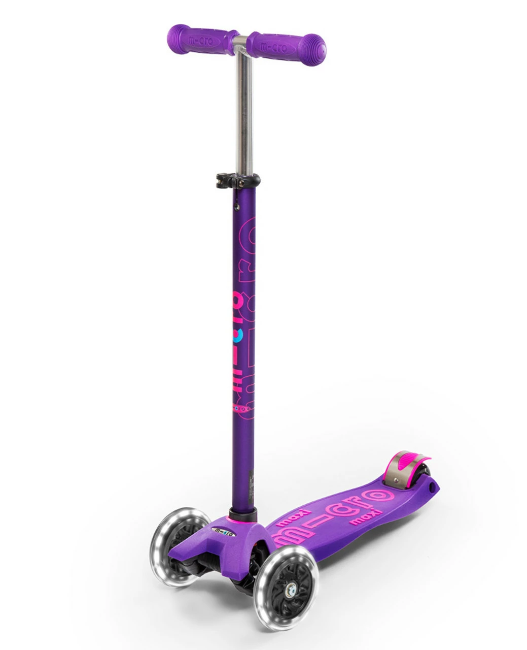 Maxi Micro Deluxe Led Scooter - Purple 5 Maxi Micro Deluxe Led Scooter - Purple - Image 3
