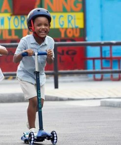 Maxi Micro Deluxe Navy Blue LED -Little Tikes Shop navy boy on his maxi micro deluxe LED wheel kids scooter navy 1800x1800 1 22249.1657759600