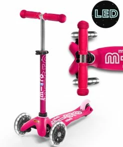 Mini Micro Deluxe Led Scooter - Pink