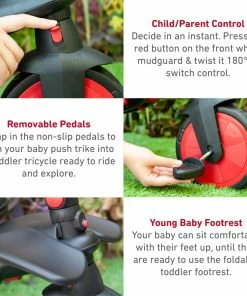 Smartrike STR7J Red - Folding Baby Tricycle 7 In 1 16 Smartrike STR7J Red - Folding Baby Tricycle 7 In 1 -Little Tikes Shop str7 J red7 92032.1595281538