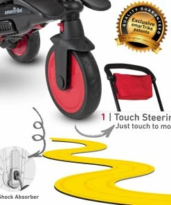 Smartrike STR7J Red - Folding Baby Tricycle 7 In 1 14 Smartrike STR7J Red - Folding Baby Tricycle 7 In 1 -Little Tikes Shop str7 J red8 57285.1652838331