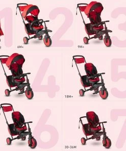 Smartrike STR7J Red - Folding Baby Tricycle 7 In 1 17 Smartrike STR7J Red - Folding Baby Tricycle 7 In 1 -Little Tikes Shop str7 J red 55371.1652838329
